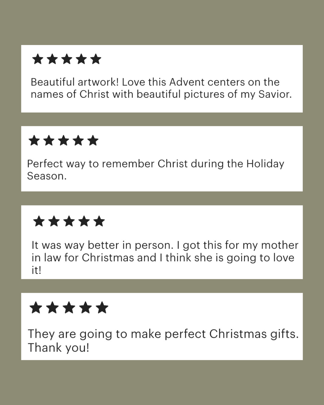 Names of Jesus Christ Advent Calendar (Digital Download)