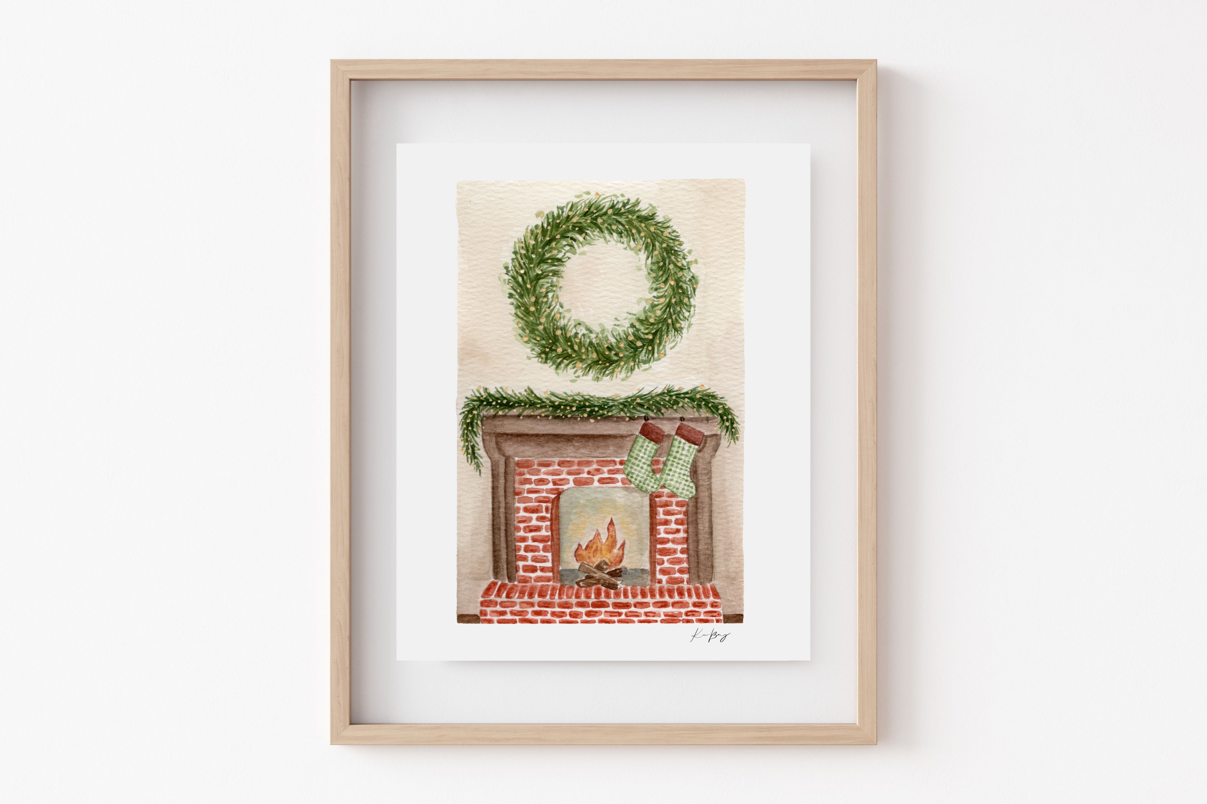 "Waiting For Christmas Morning" Print