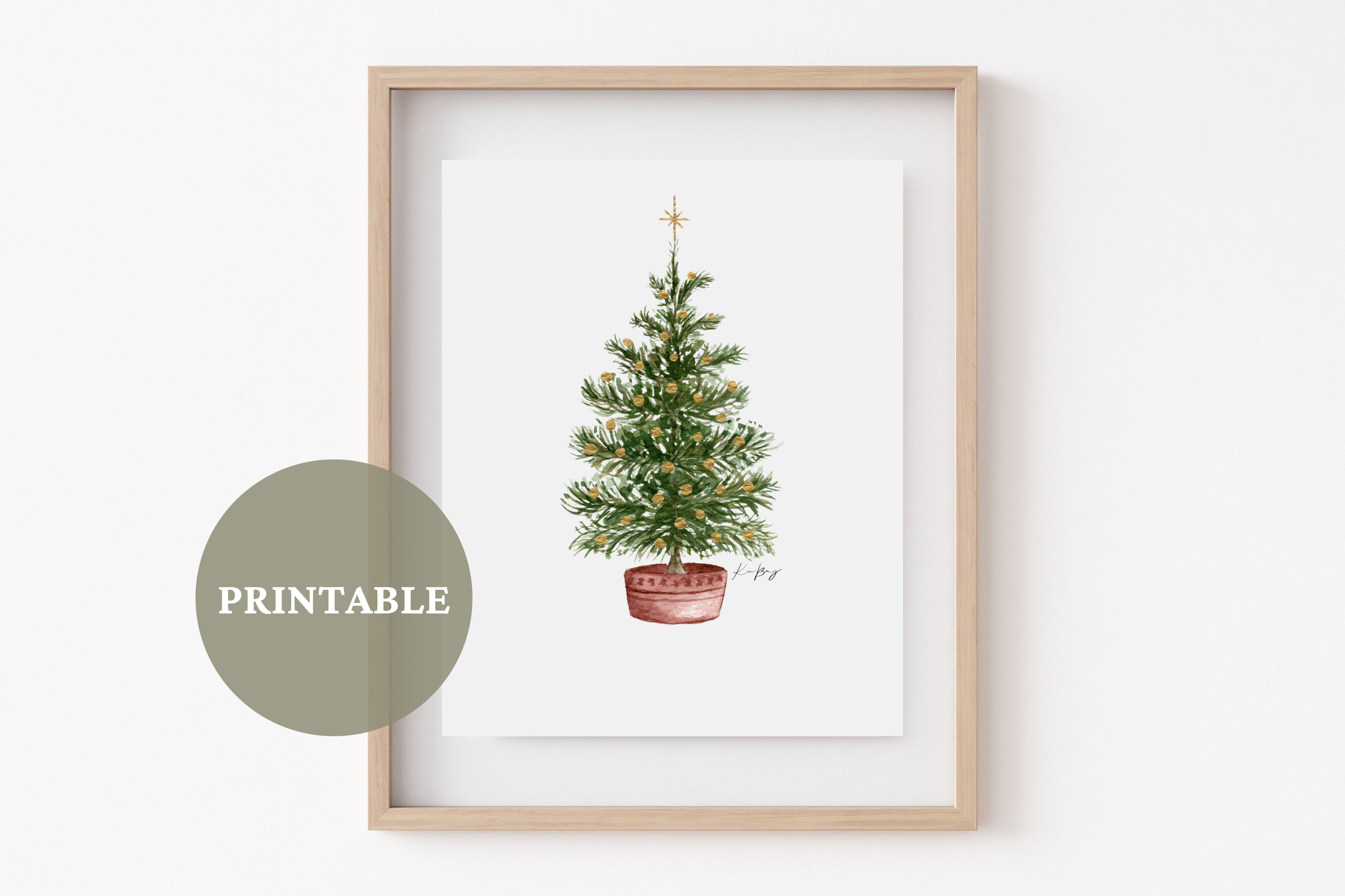 "Evergreen" PRINTABLE