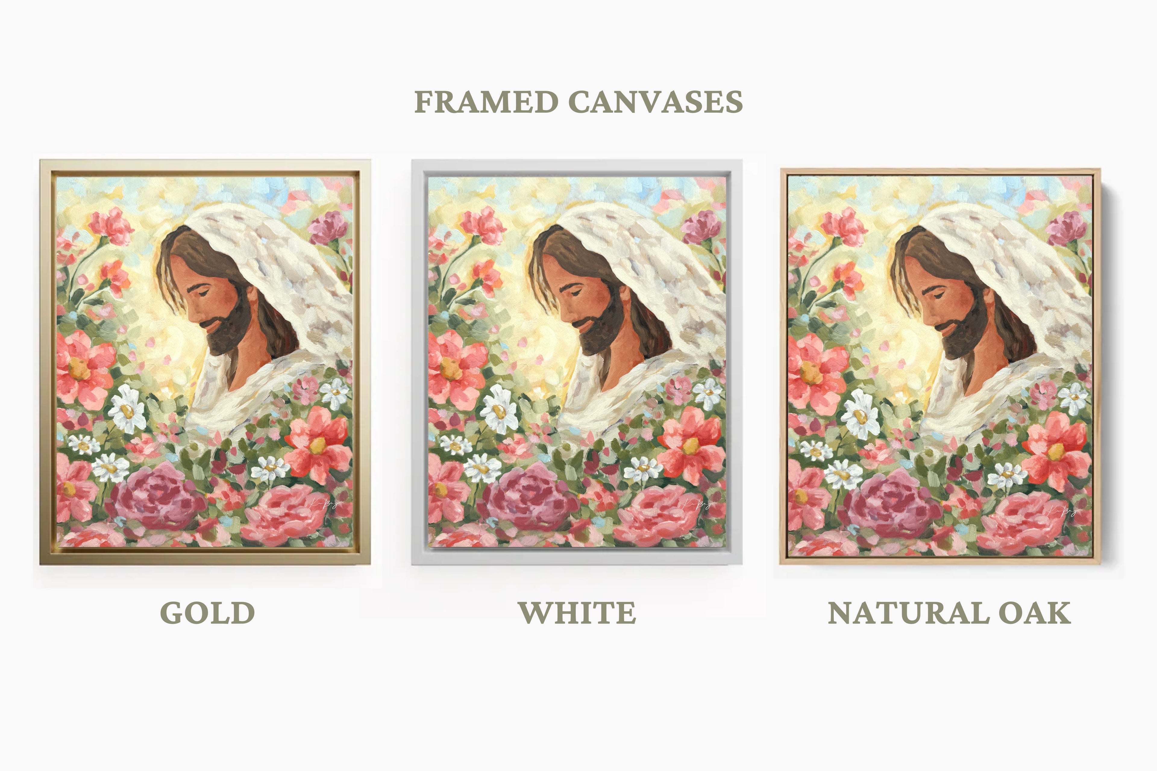 "Among The Flowers" Print