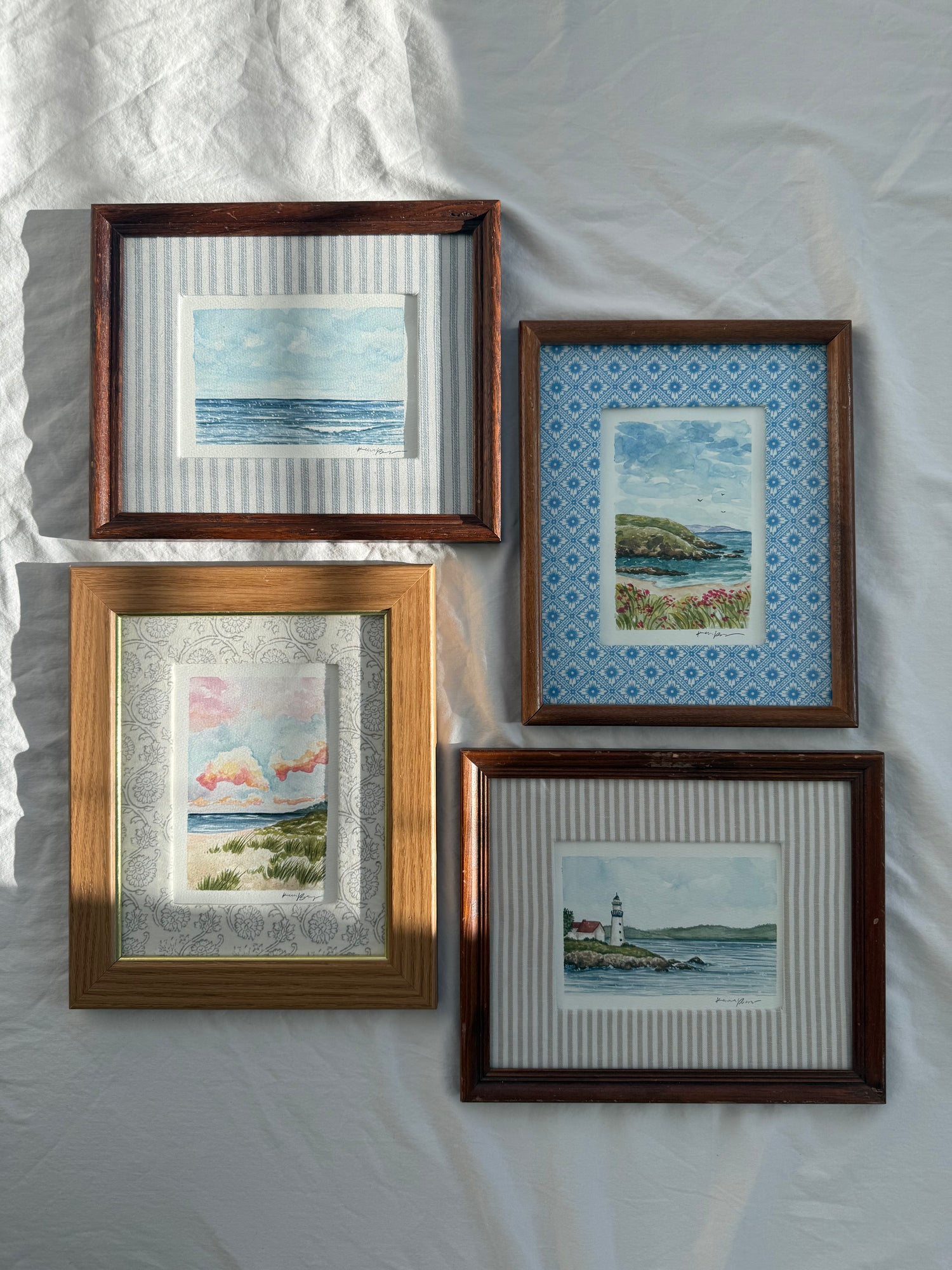 "Light Over The Pines" Framed Original