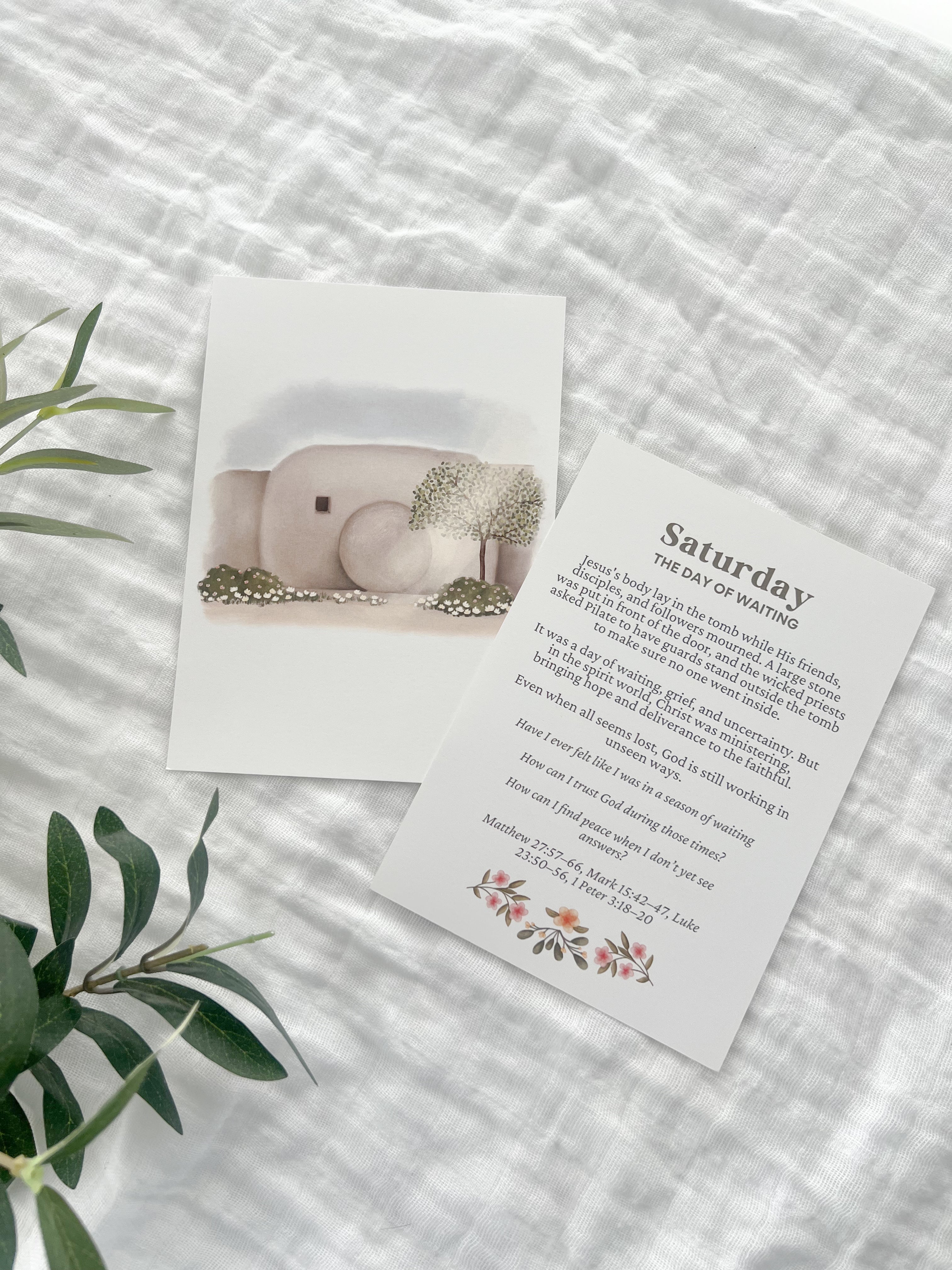 Holy Week Advent Calendar: Walk With Christ Through Easter