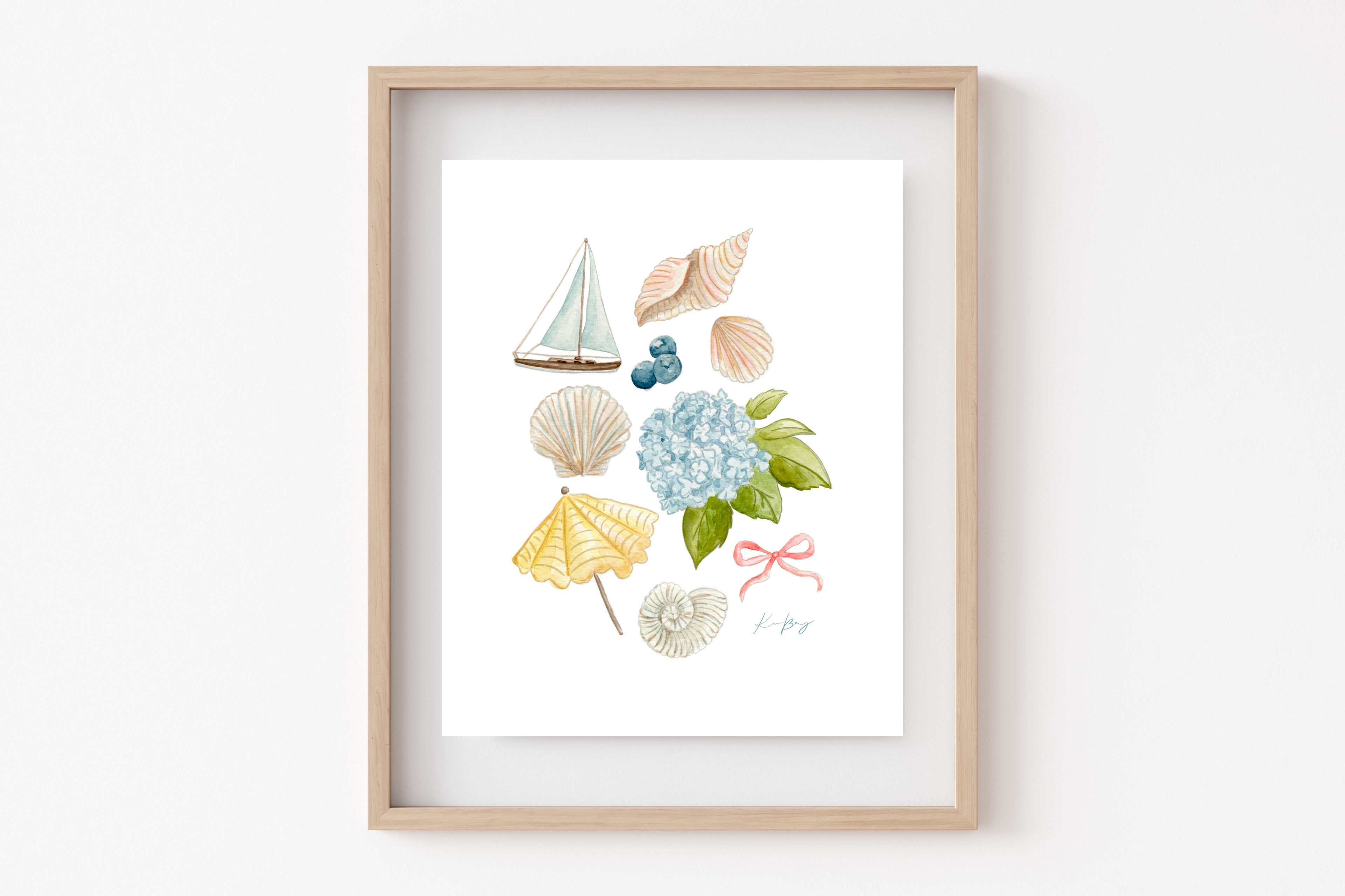 "Summer On The Coast" Print