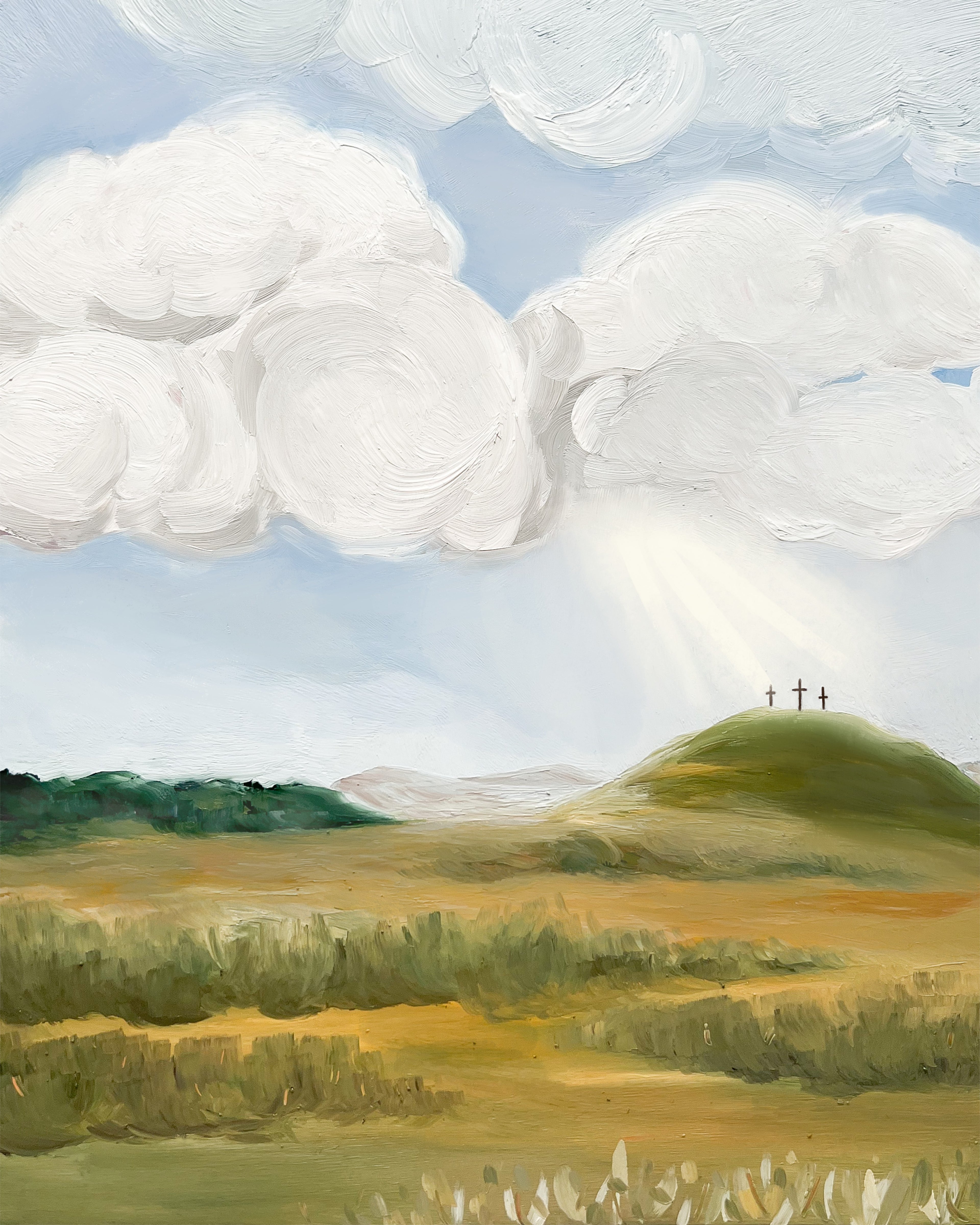 "There Is A Green Hill Far Away" Print