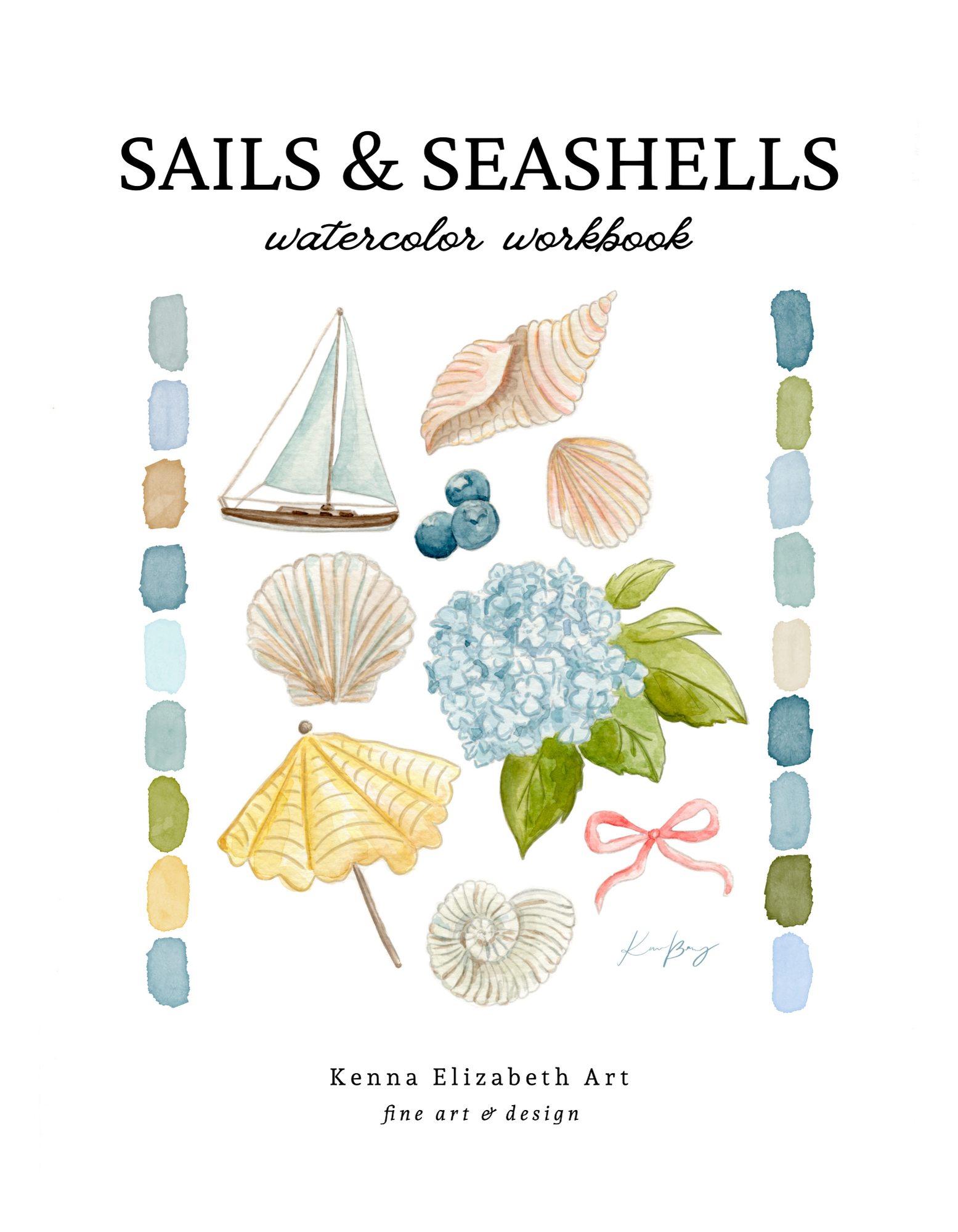 Sails & Seashells Watercolor Workbook (PRE-ORDER)