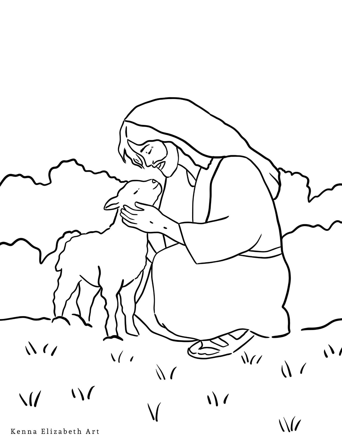 Christ-Centered Coloring Book (includes 20+ pages to print at home)