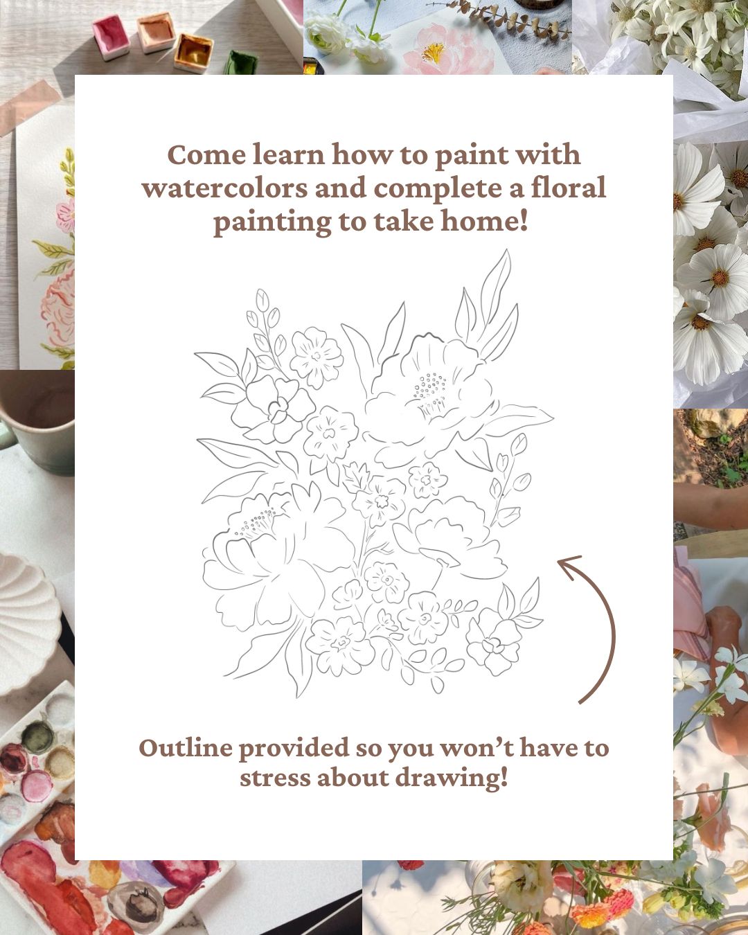 Floral Watercolor Workshop (1/28)