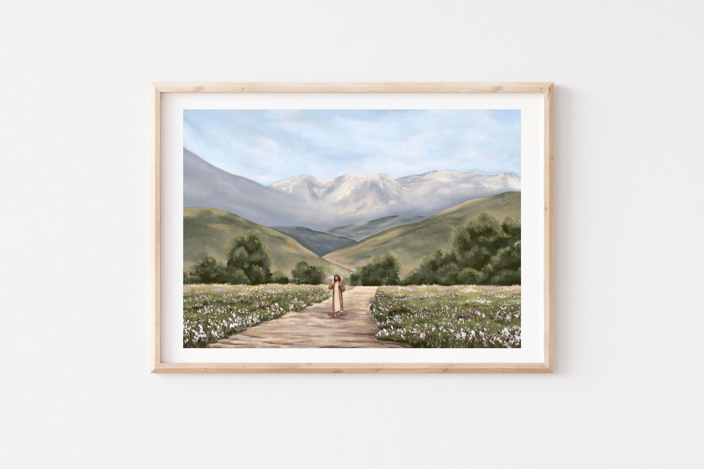 'Through Mountains and Valleys' Print