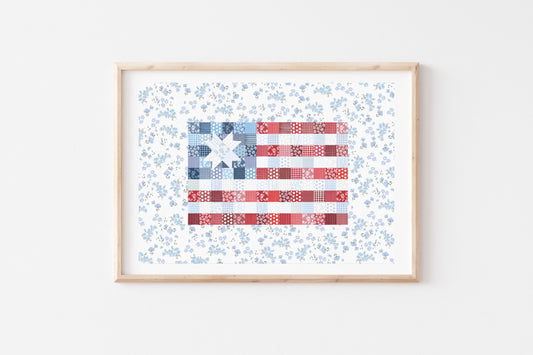 'Patchwork of Freedom' Print