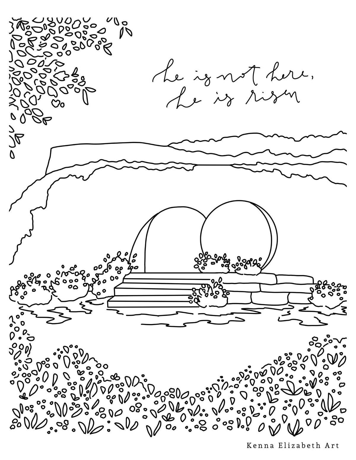 Christ-Centered Coloring Book (includes 20+ pages to print at home)