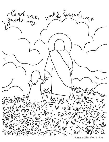 Christ-Centered Coloring Book (includes 20+ pages to print at home)