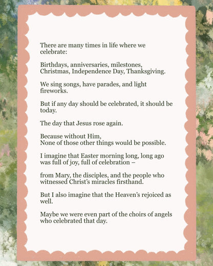 "Hallelujah, He Is Risen" Print