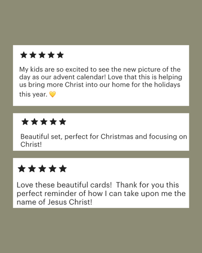Names of Jesus Christ Advent Calendar (Digital Download)