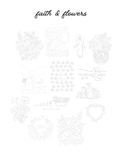 Faith + Flowers Watercolor Workbook (PRE-ORDER)