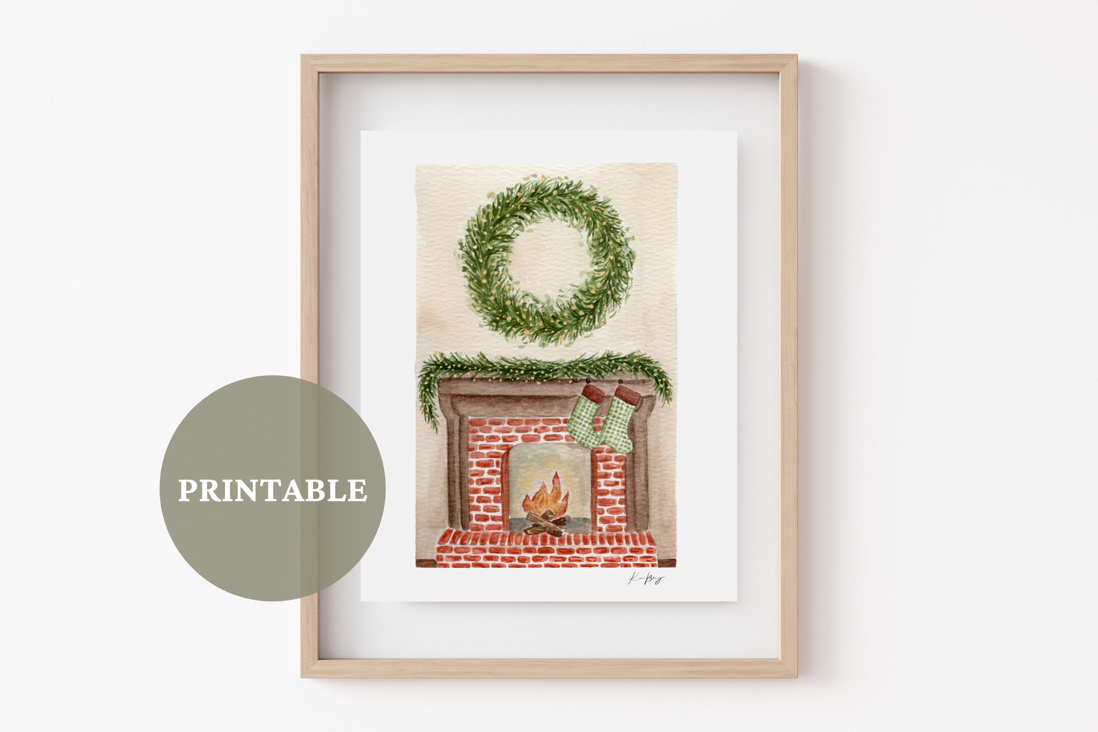 "Waiting For Christmas Morning" PRINTABLE