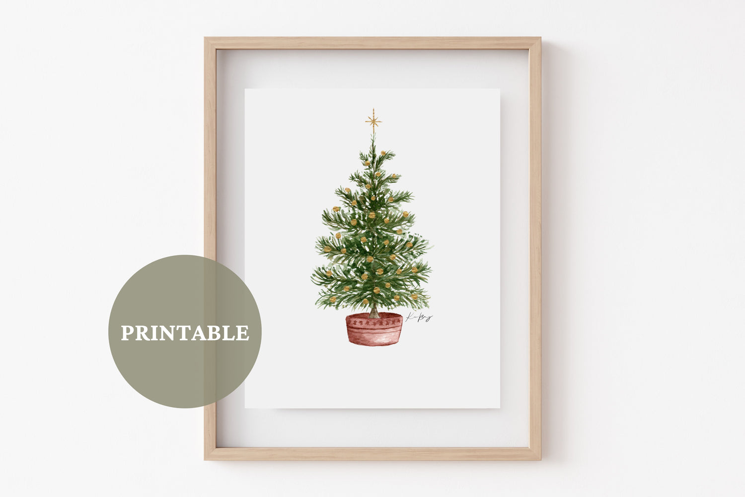 "Evergreen" PRINTABLE