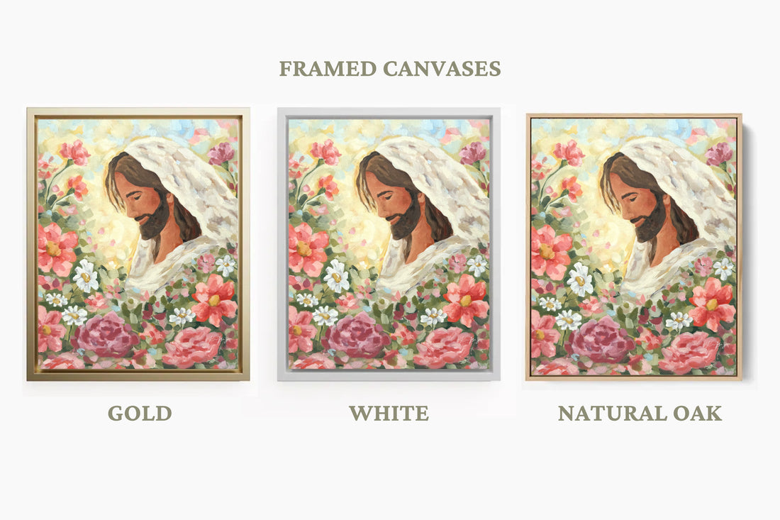 "Among The Flowers" Print