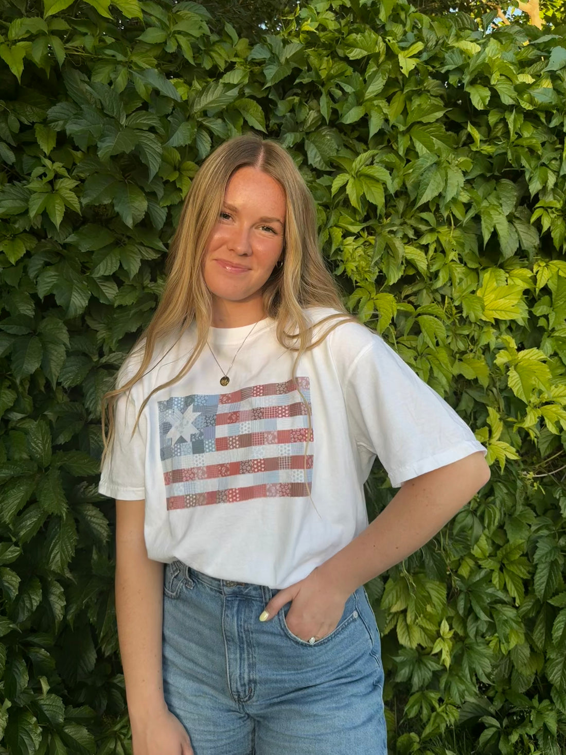 Vintage Patchwork of Freedom T-Shirt