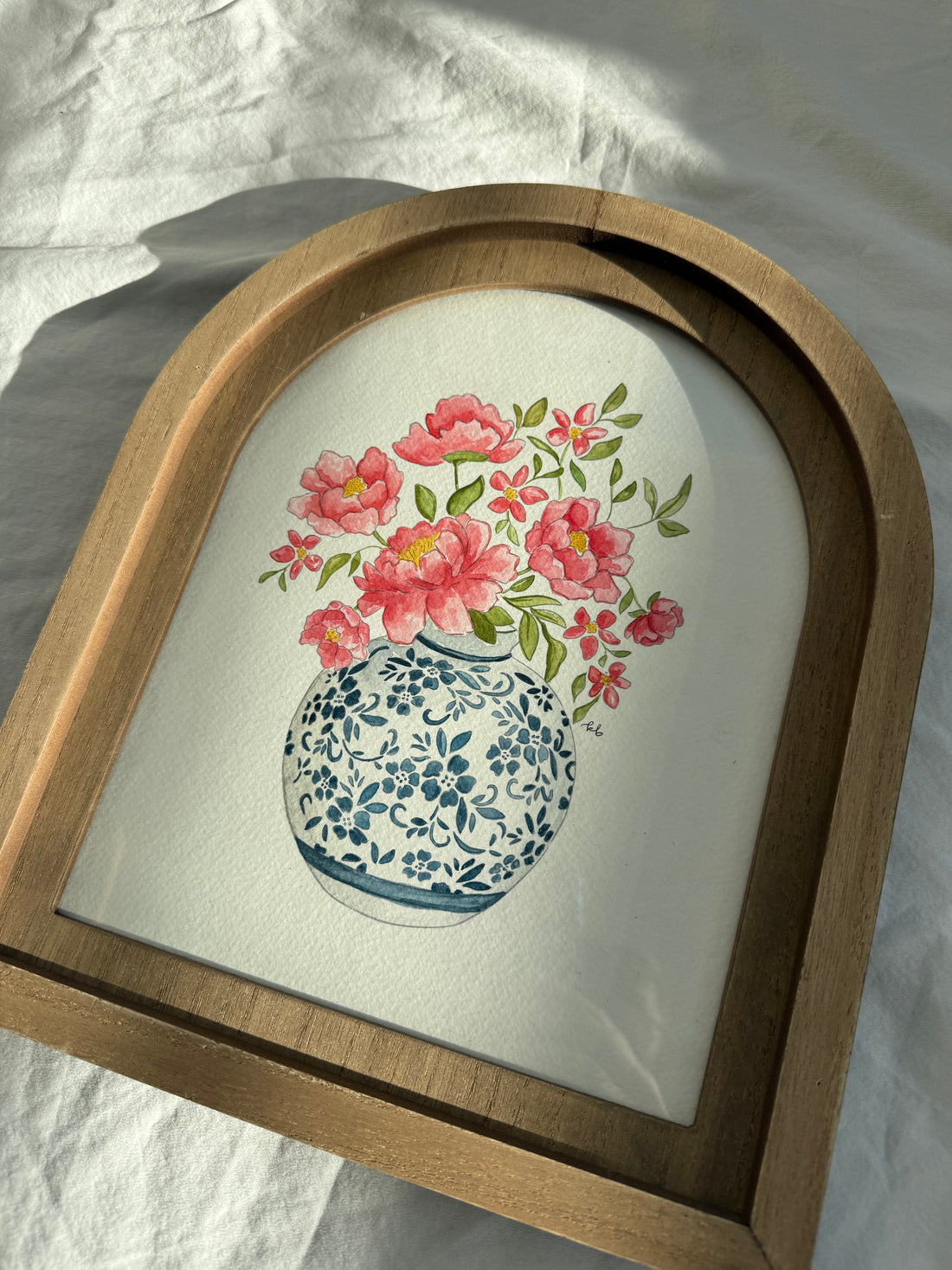 "Porcelain Vase" Framed Original