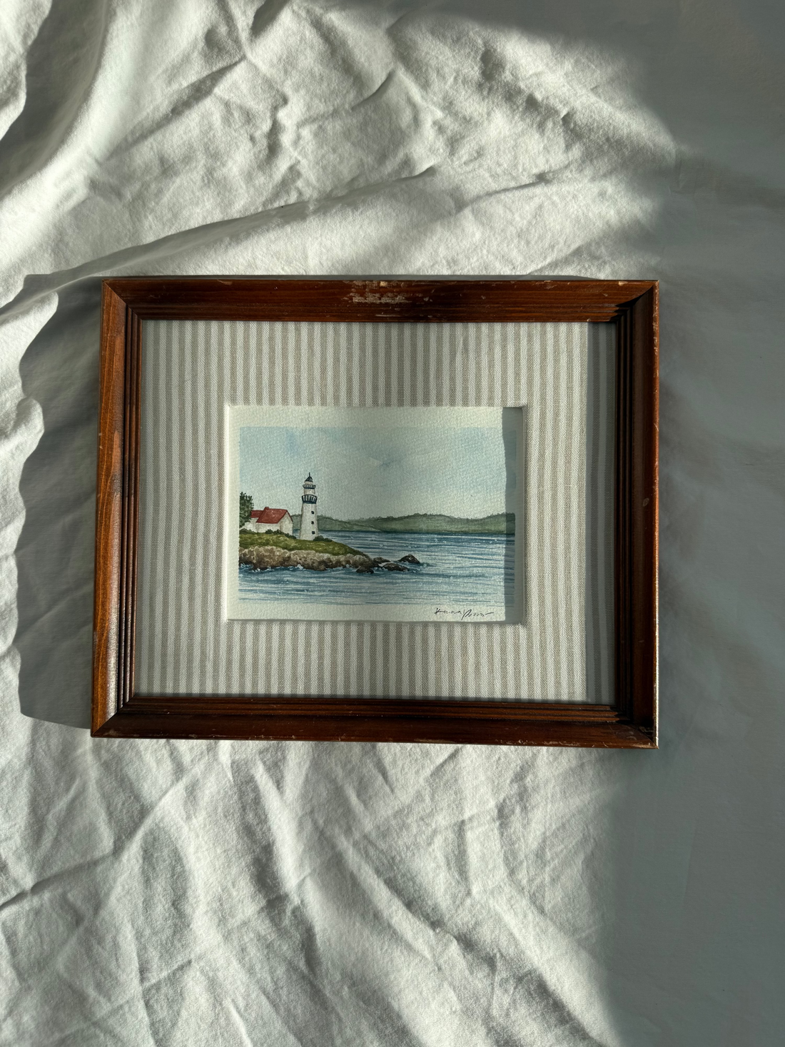 "Light Over The Pines" Framed Original