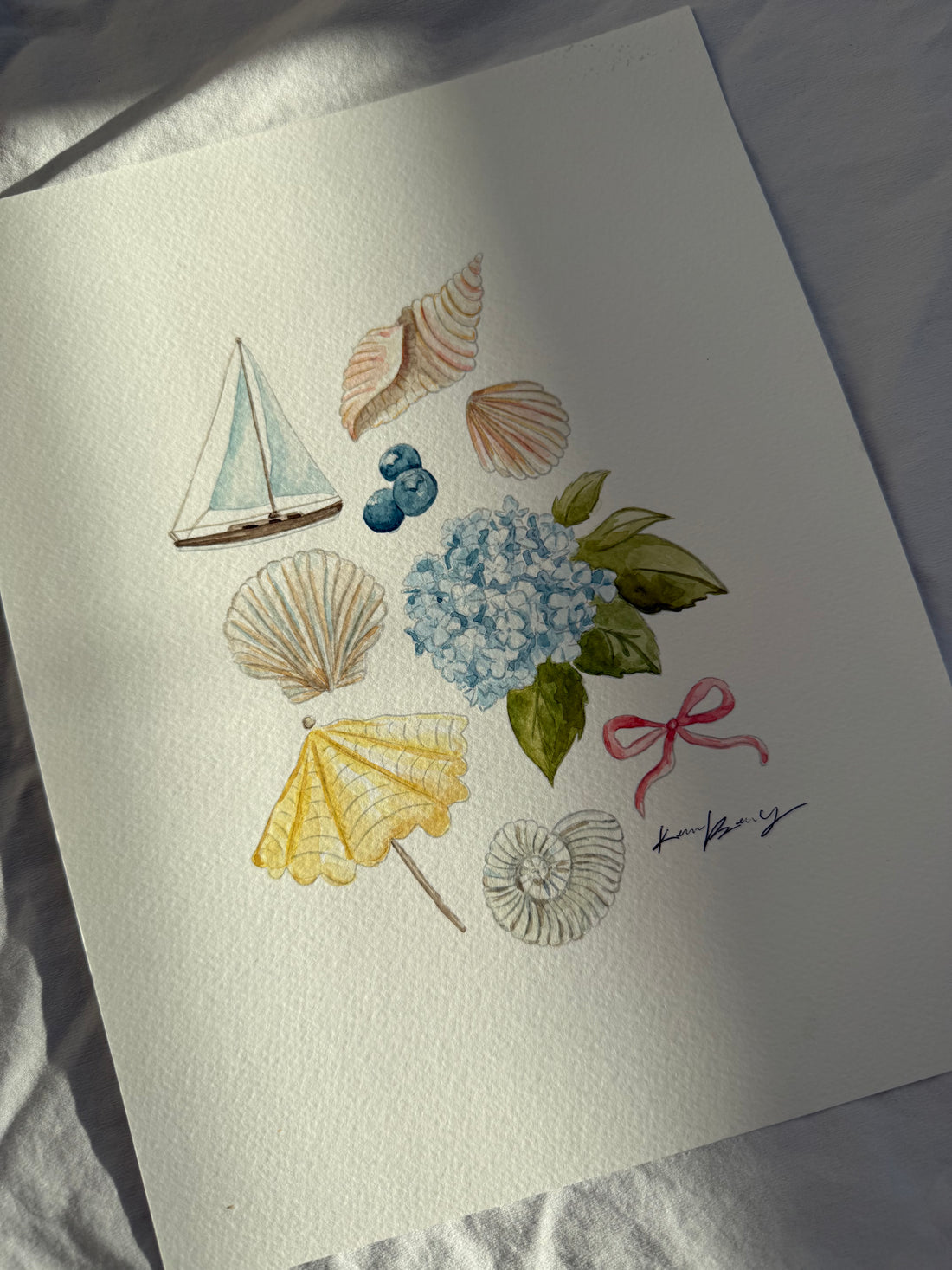 &quot;Summer On The Coast&quot; Original (unframed)
