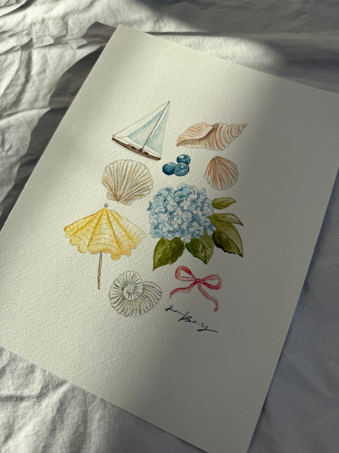 &quot;Summer On The Coast&quot; Original (unframed)
