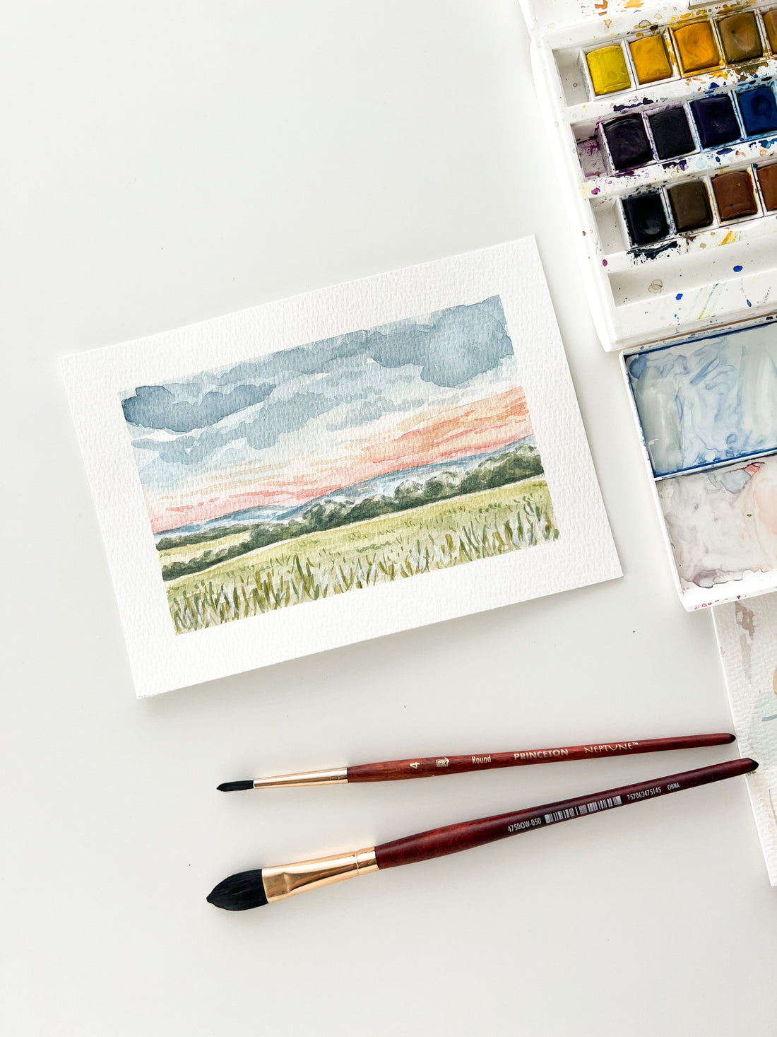 Meaningful Places: Custom Heirloom Watercolor Landscape
