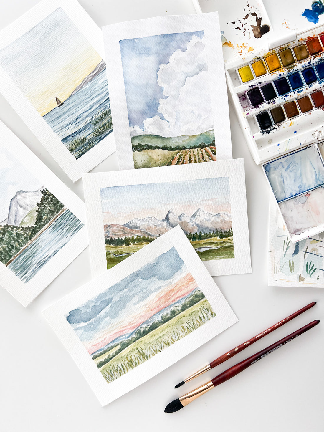 Meaningful Places: Custom Heirloom Watercolor Landscape