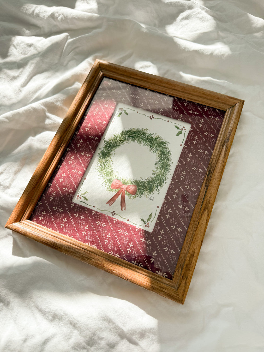 "Home For The Holidays" Framed Original