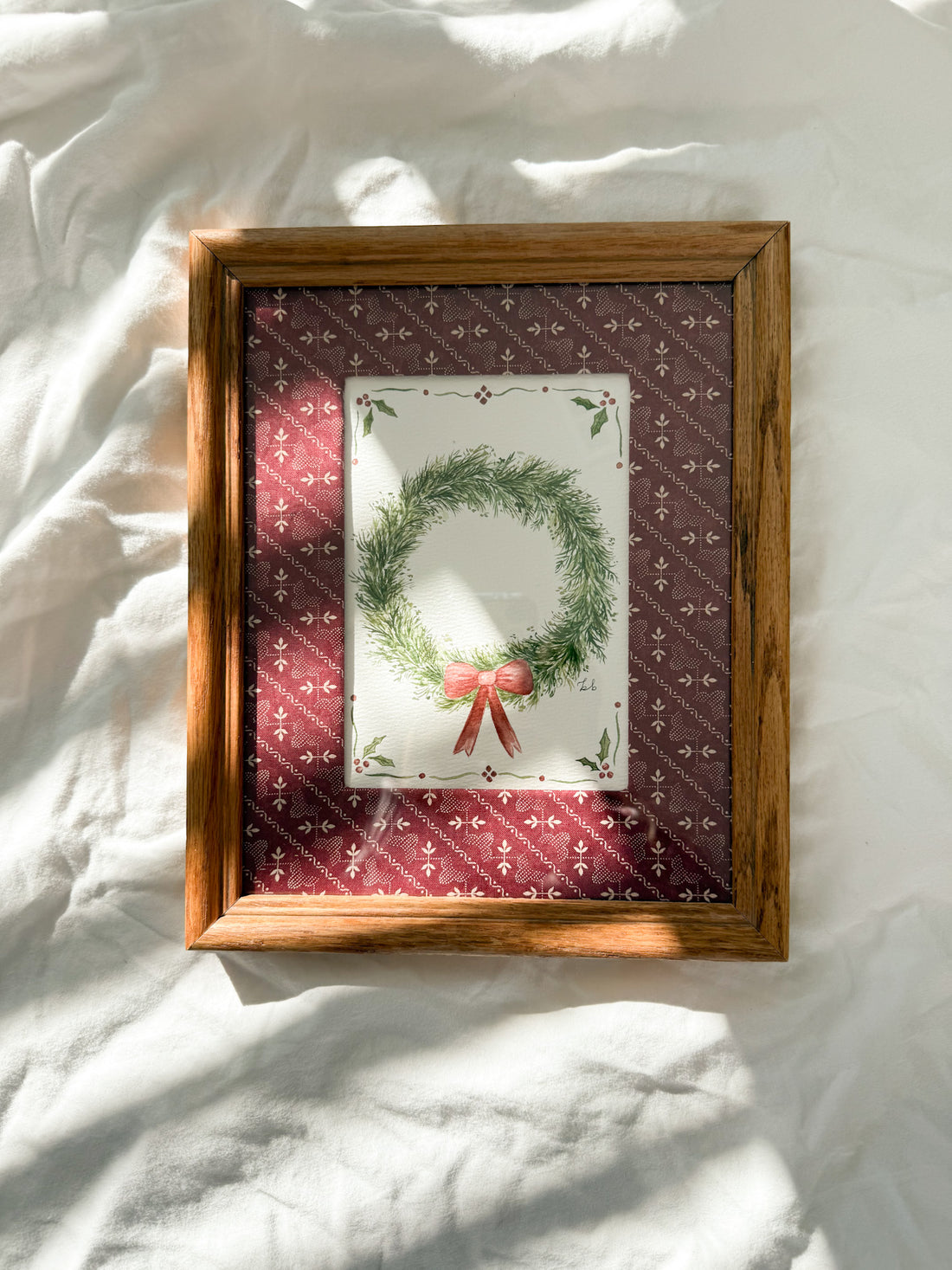 "Home For The Holidays" Framed Original