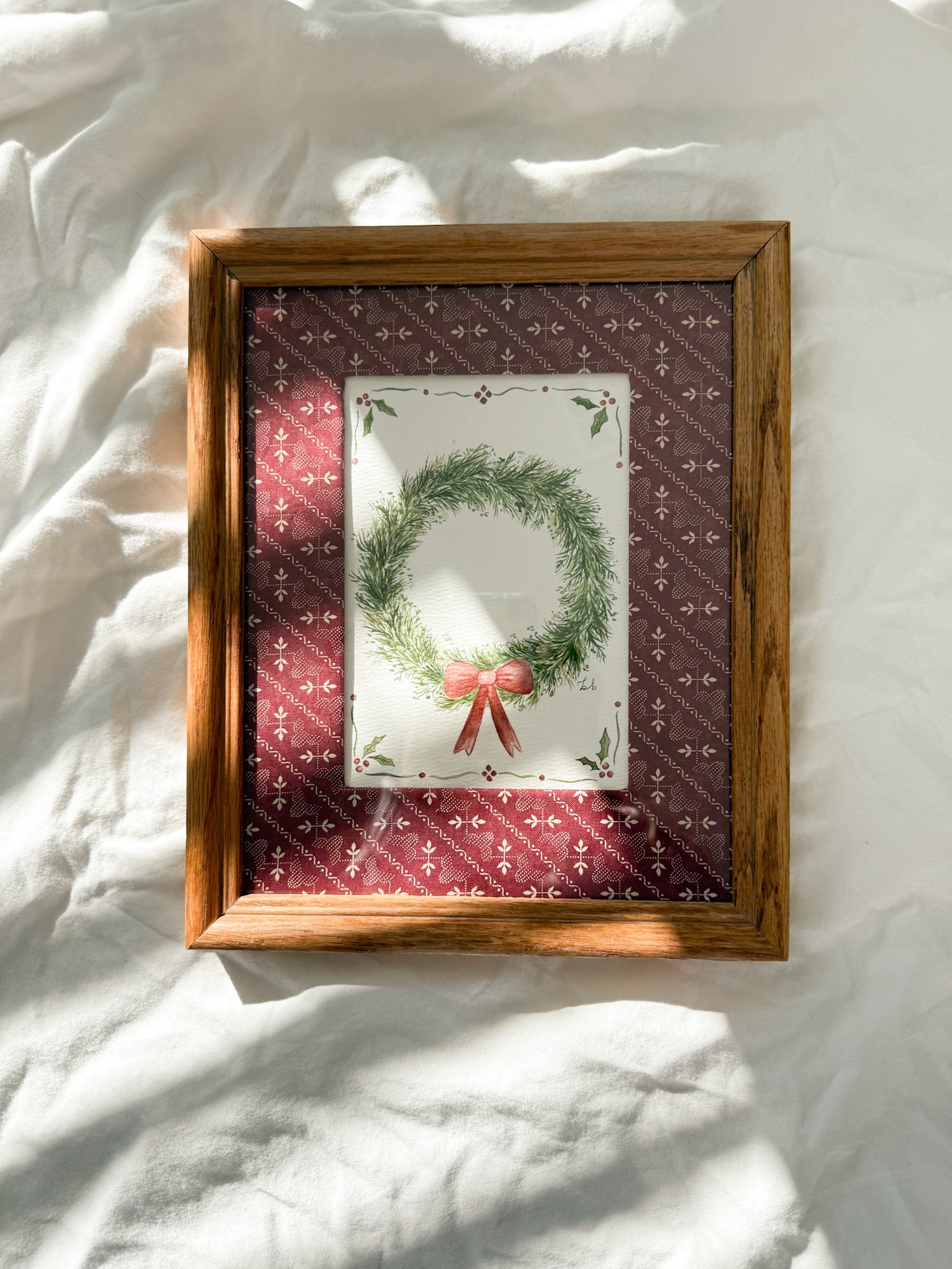 "Home For The Holidays" Framed Original