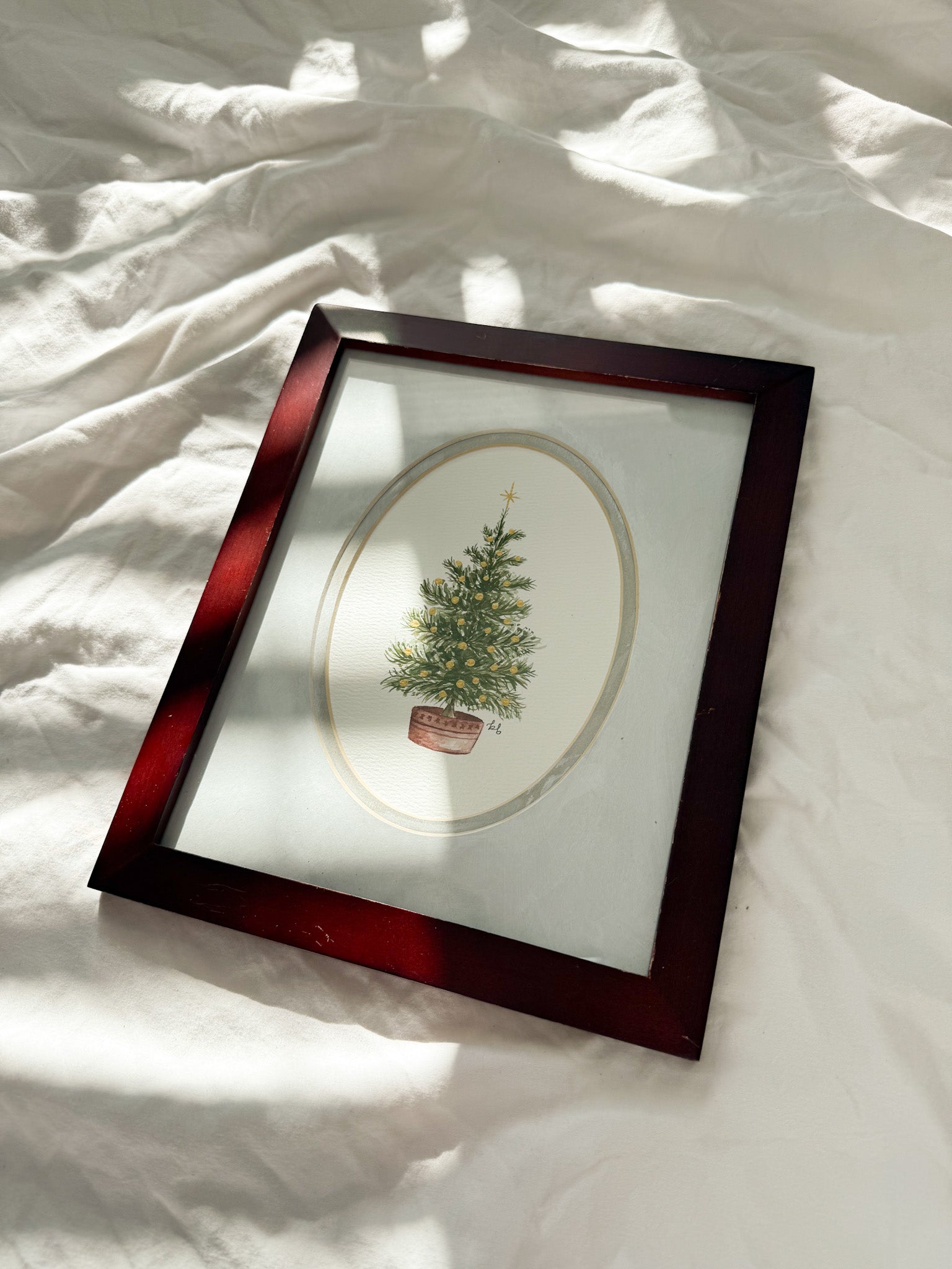 "Evergreen" Framed Original
