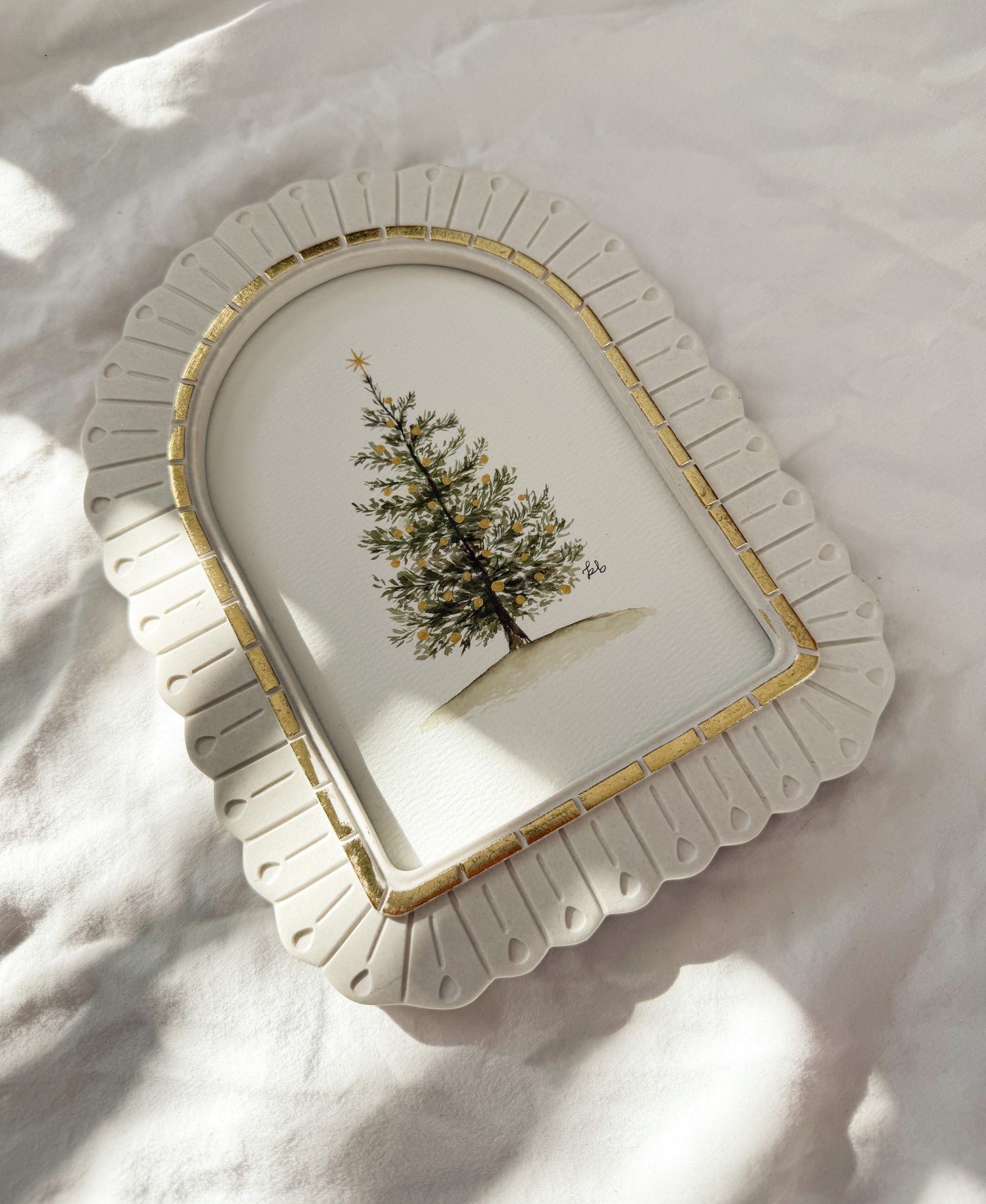 "O Christmas Tree" Framed Original