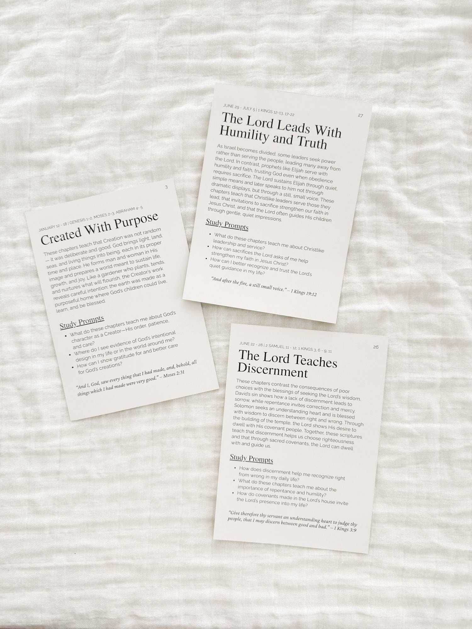 2026 Come Follow Me Study Set (January - June) DIGITAL DOWNLOAD