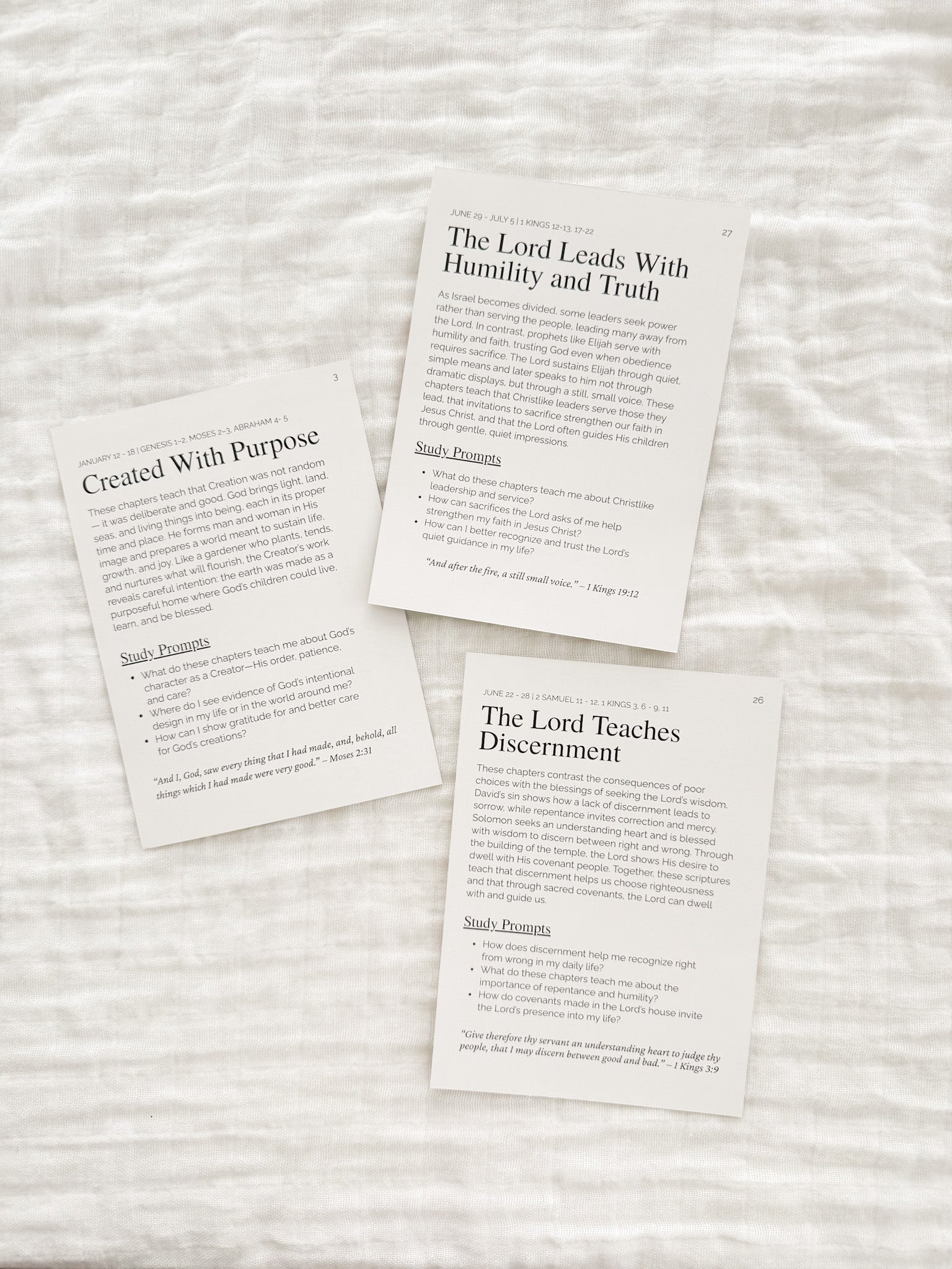 2026 Come Follow Me Study Set (January - June) DIGITAL DOWNLOAD