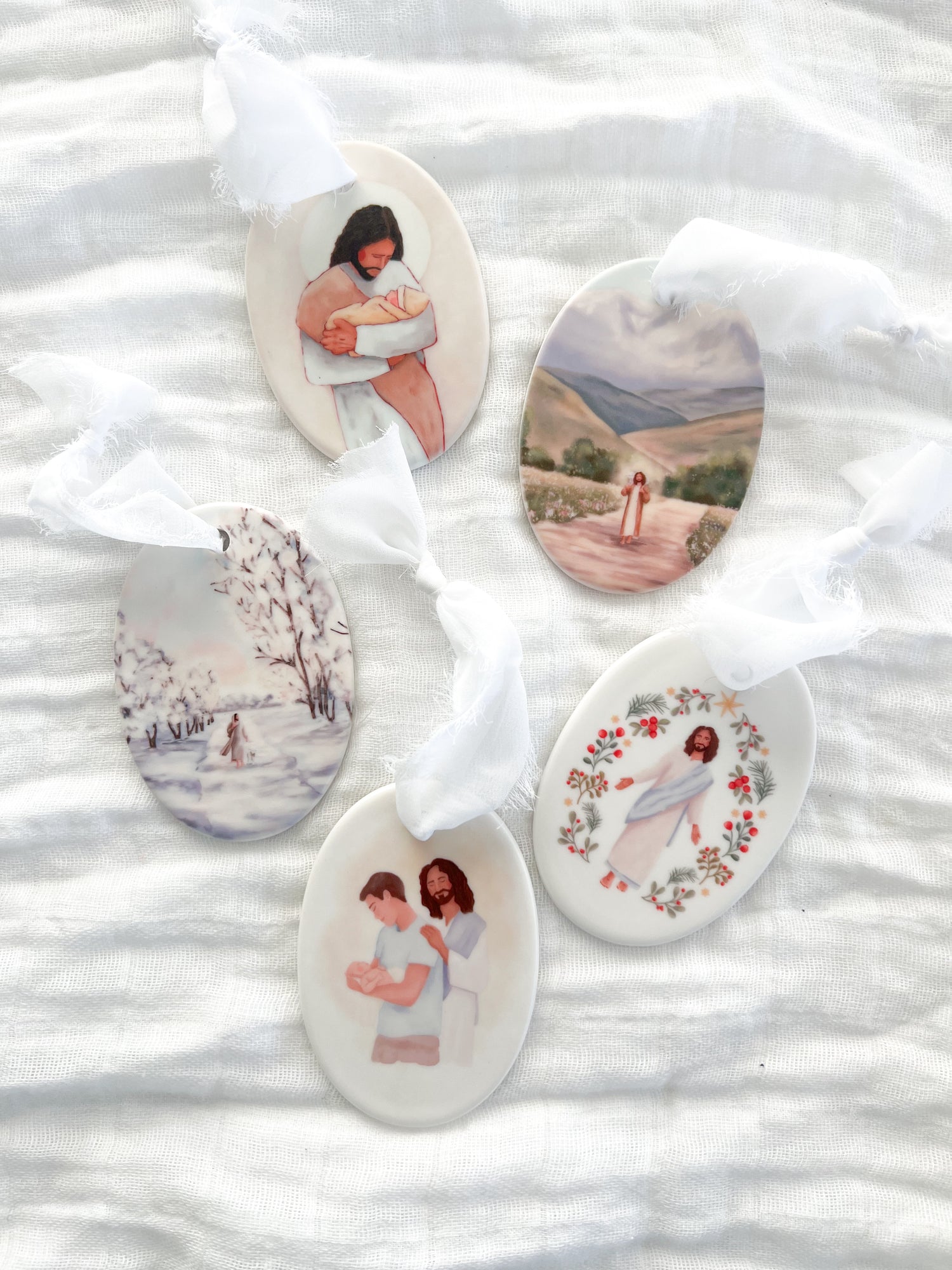 &quot;In Every Season&quot; Heirloom Ceramic Ornament