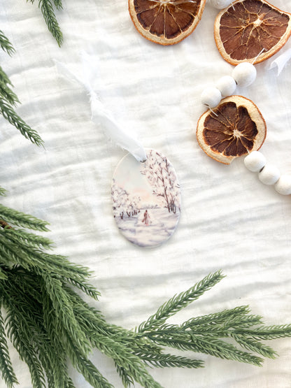 &quot;In Every Season&quot; Heirloom Ceramic Ornament