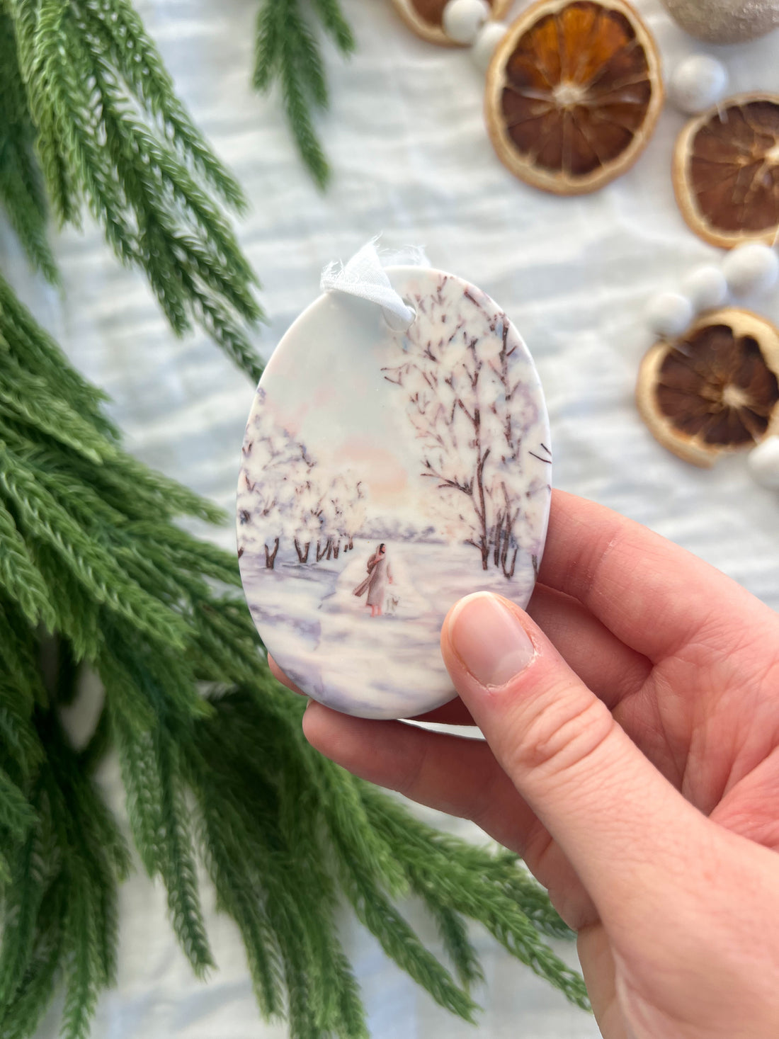 &quot;In Every Season&quot; Heirloom Ceramic Ornament