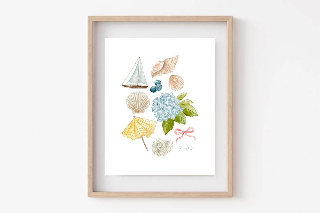 &quot;Summer On The Coast&quot; Print