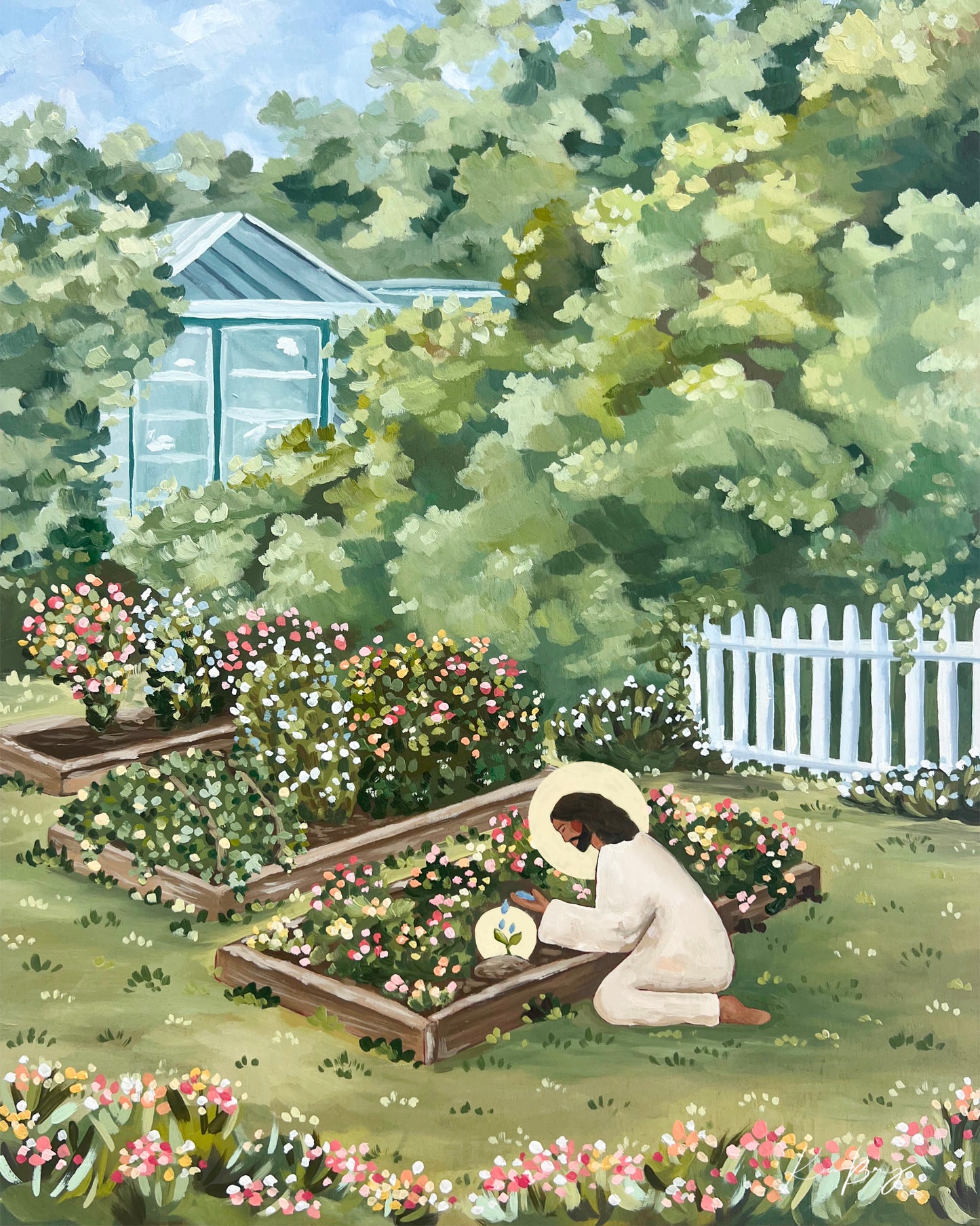 'The Gardener' Print