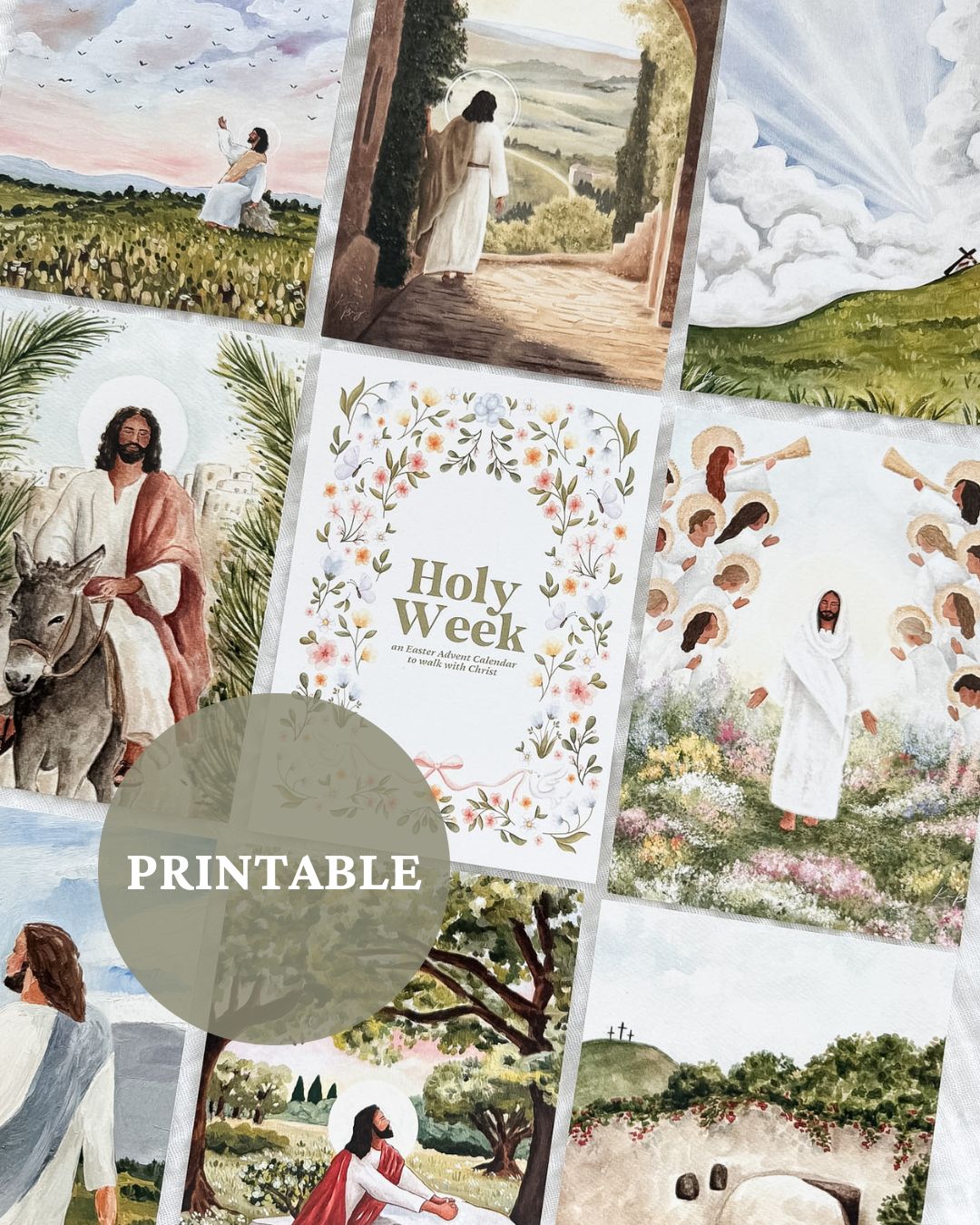 Holy Week Advent Calendar (Digital Download)