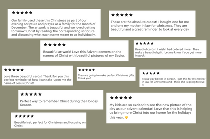 Names of Jesus Christ Advent Calendar