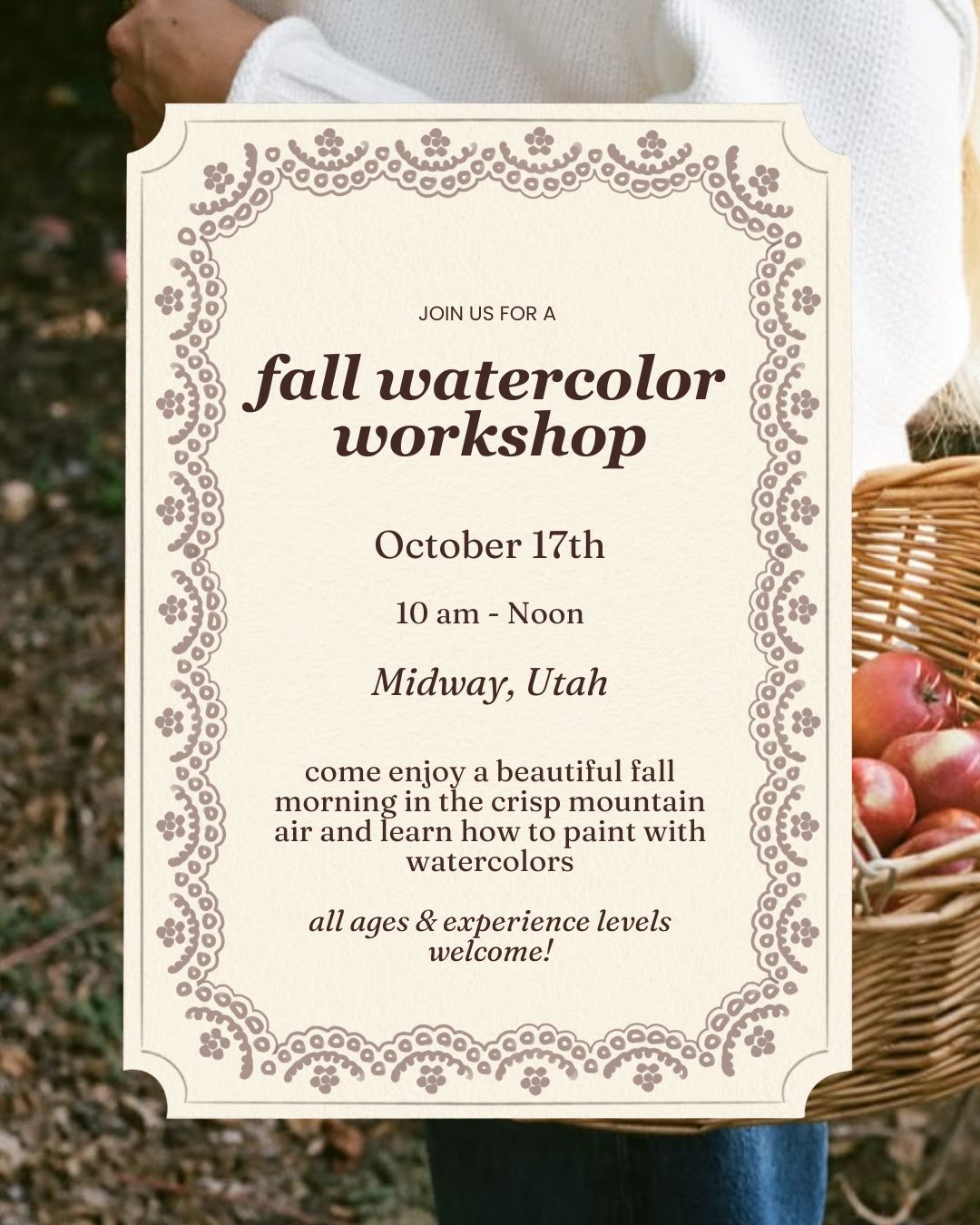 Fall Watercolor Workshop (early-bird registration)