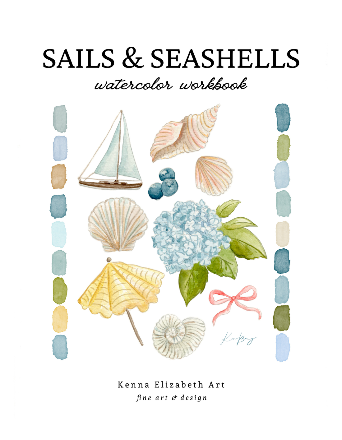 Sails &amp; Seashells Watercolor Workbook (PRE-ORDER)