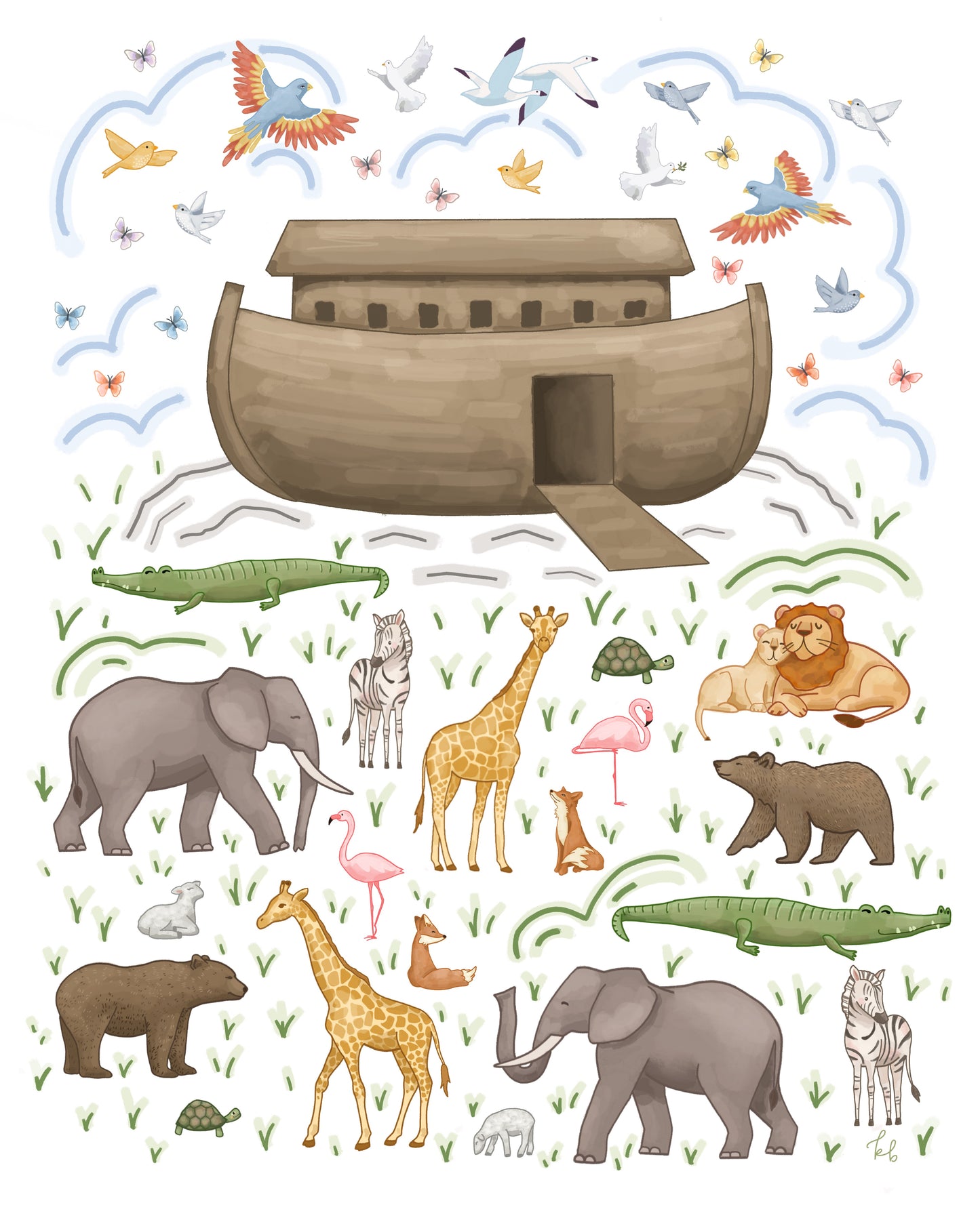 "Noah's Ark" Print