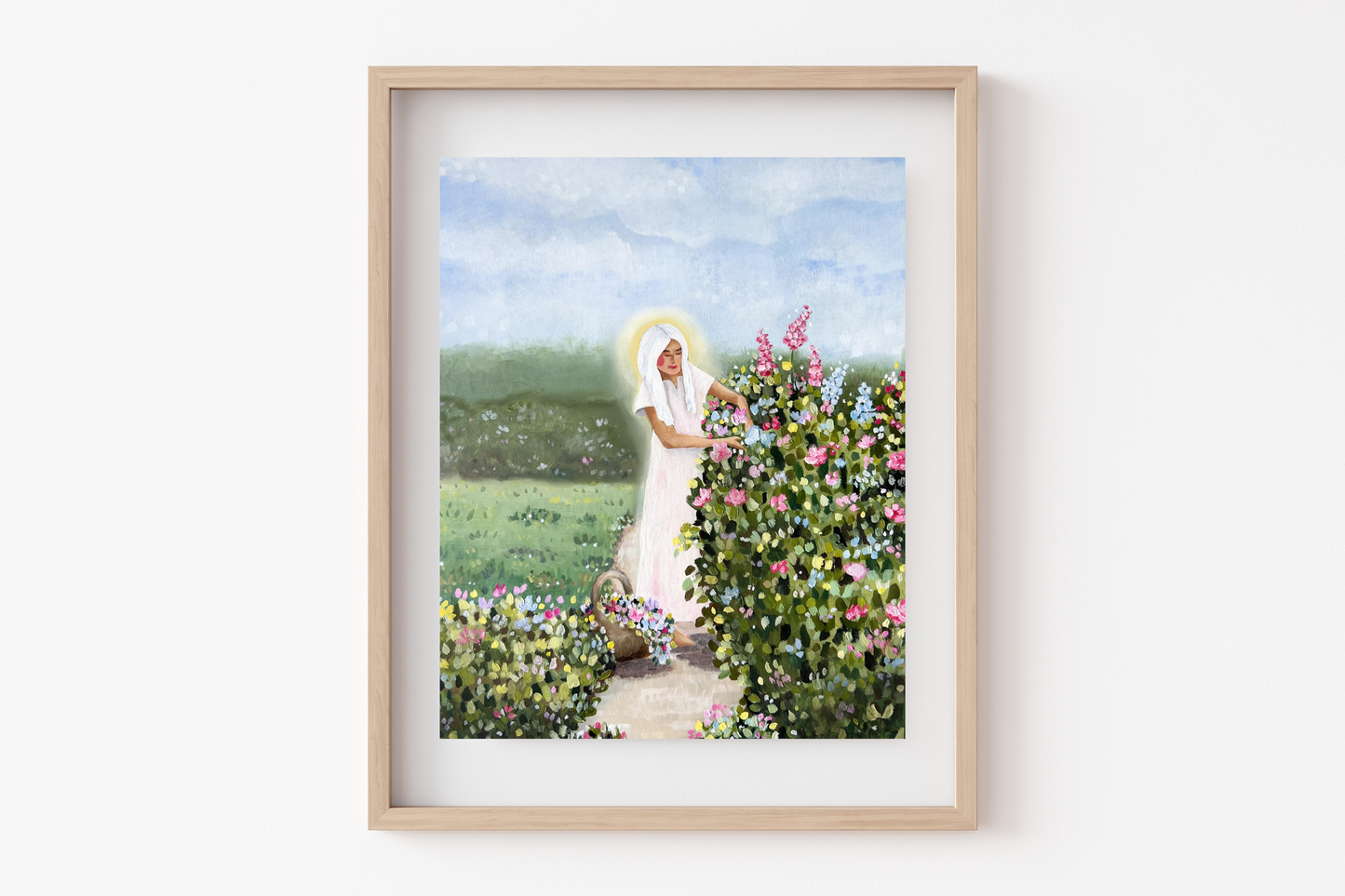 'She Tends to Her Garden' Print