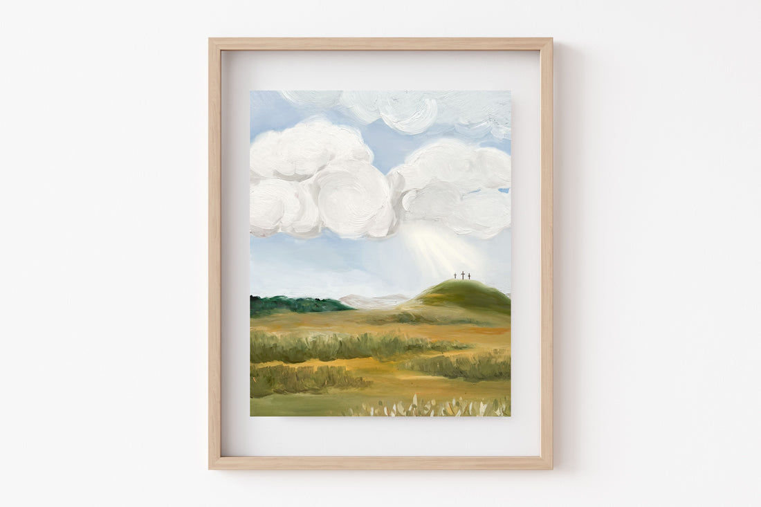 "There Is A Green Hill Far Away" Print